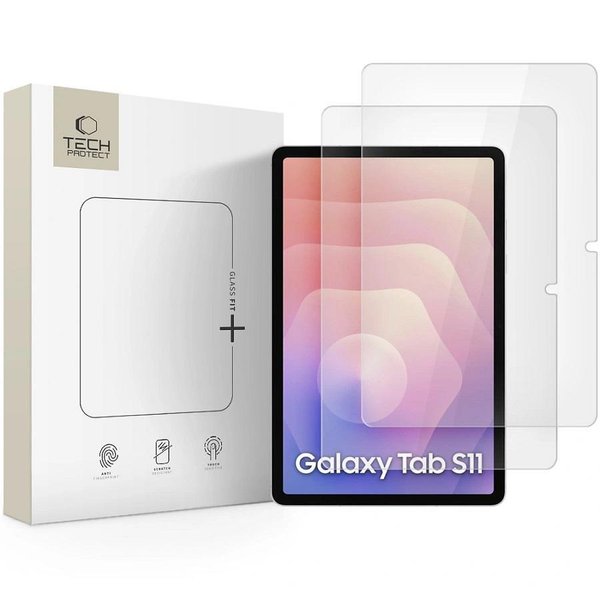 Стъклен Протектор за Samsung Tab S11, Tech-Protect Fit+ Glass 2бр ...